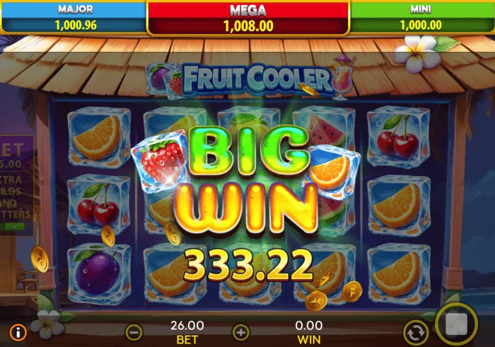 การชนะครั้งใหญ่ของ Fruit Cooler